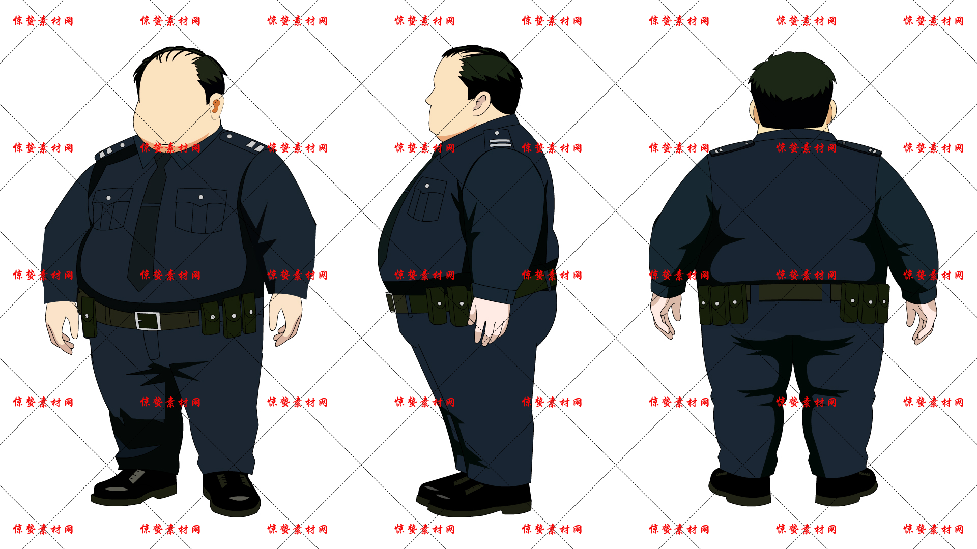 胖警察水印